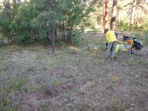 GDMBR: Our campsite was cleaner that when we arrived.